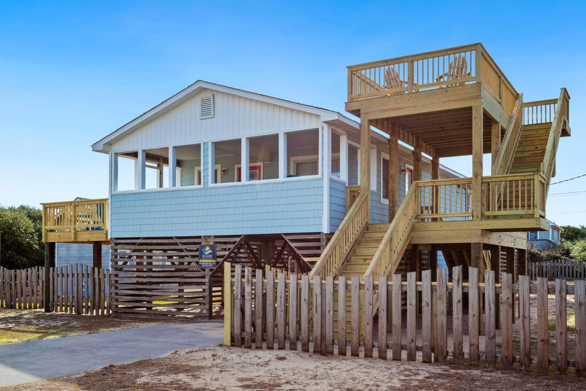 4011 The Dogs House 2 Min Walk To Beach Kitty Hawk Εξωτερικό φωτογραφία
