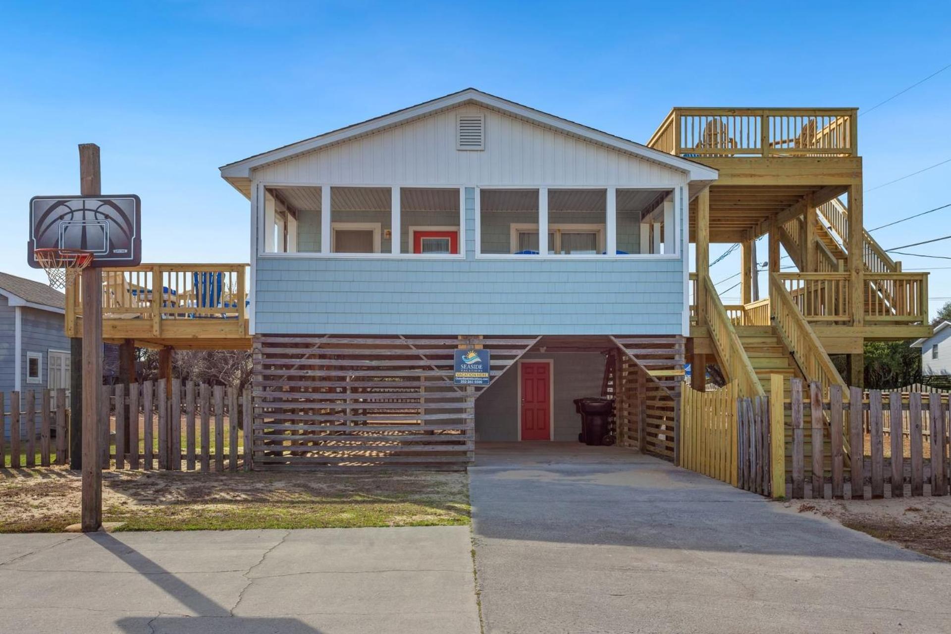 4011 The Dogs House 2 Min Walk To Beach Kitty Hawk Εξωτερικό φωτογραφία